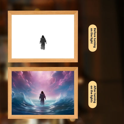 **NOWOŚĆ** Obraz podświetlany z Jezusem